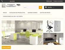 Tablet Screenshot of mueblesoficinabaratos.com